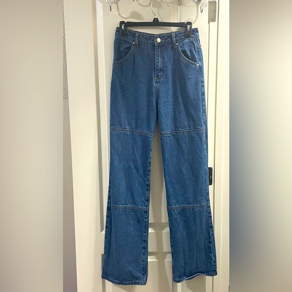 Cute Adika dark wash jeans. Straight leg and only worn twice!